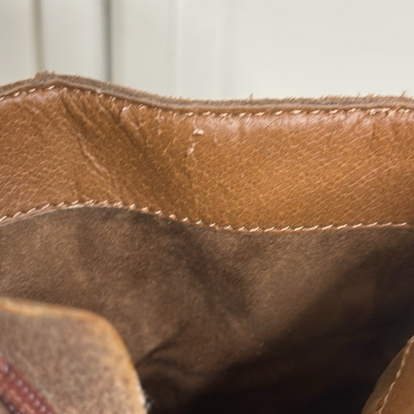 Sam Edelman Franklin Ankle Boot 4" Chunky Heel Rugged Brown Leather Women's 8M - Picture 7 of 11